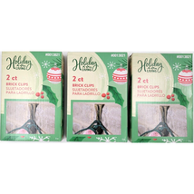 Holiday Living 2 Pack Christmas Lights Brick Clips 13821 Holds 25 Lbs. L... - $14.00