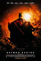 Batman Begins Movie Poster | Christian Bale | 11x17 | 2005 | NEW | USA - £12.53 GBP