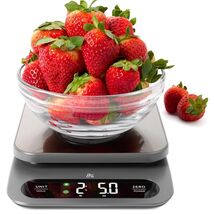 Compact Kitchen Scale with Hi-Def Display - 22lb Capacity, Ideal for Sou... - $58.36