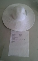 White Parkhurst Horse Race Large Brim Hat - £17.57 GBP