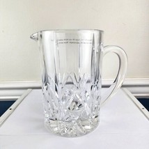 Marquis by Waterford Crystal Brookside 7&quot; Pitcher With Handle NWT Germany - $78.21