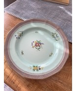 5 Adam’s  Calyx Ware Lowestoft 10 3/8&quot; Dinner Plates - $59.39