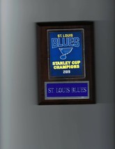 ST. LOUIS BLUES PLAQUE CHAMPIONS CHAMPS HOCKEY NHL STANLEY CUP CHAMPS - $4.94