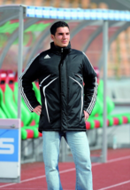 Adidas Tiro Soccer Stadium Coach Winter Puffer Jacket Heavy Coat Black M Vtg - £144.04 GBP