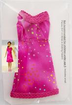 11.5&quot; Fashion Doll-Size Clothes New Pink Empire-Line Dress Vintage Design - $9.99