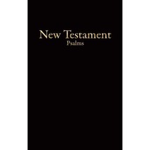 The New Testament With Psalms: Authorized King James Version, Black Holman Bible - £4.63 GBP