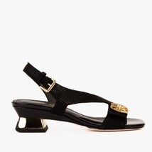 The Iconic Black Leather Women Sandal image 6