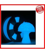 High-Quality 1KG Glow in the Dark Filament - Luminous Blue PLA, FDM Comp... - $35.63