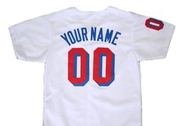 Custom Name and # Baseketball Beers Baseball Jersey Button Down White Any Size  image 2