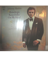 Johnny Mathis RAINDROPS KEEP FALLING ON MY HEAD LP  vinyl record - £4.54 GBP