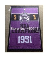 Sacramento Kings Flag 3x5ft Banner Polyester Basketball kings008 - £13.51 GBP