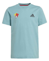 Adidas Big Boys Mascot Number Graphic T-Shirt - £9.80 GBP