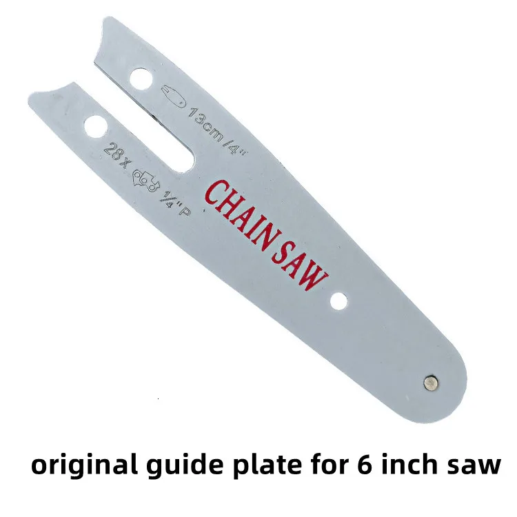 4/6 Inch Mini Electric Pruning Saw Accessories Chainsaw Chain Guide Plate Charge - £32.13 GBP