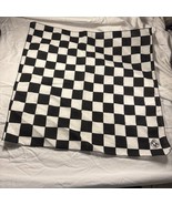 Vintage Checkered Flag Racing Bandana Handkerchief Route 66 Emblem In Co... - $24.99