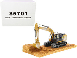 CAT Caterpillar 320F Weathered Tracked Excavator w Operator Weathered Series 1/5 - £105.29 GBP