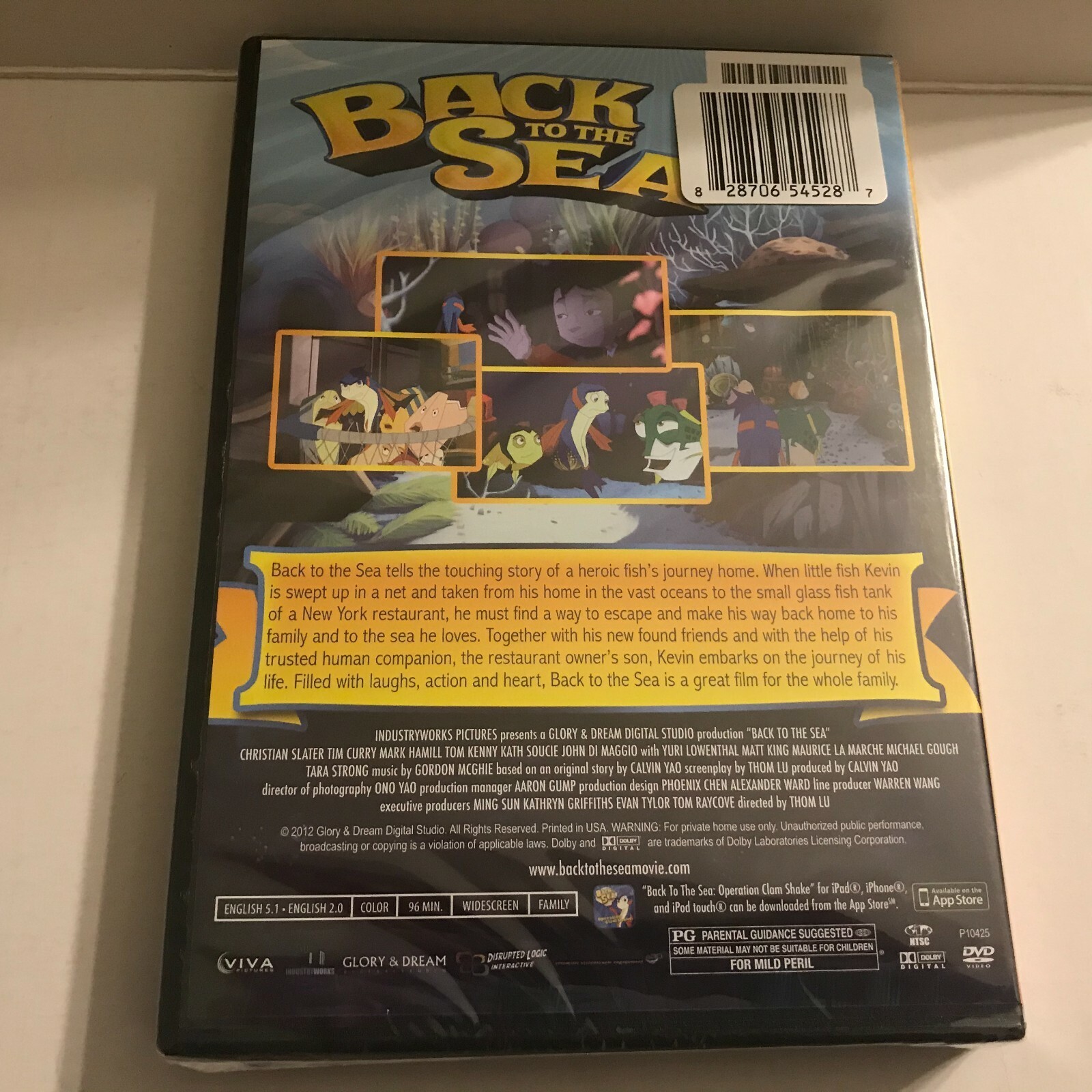 NEW Fish N Chips the Movie & Back to the Sea Two Animated Movie DVDs Sealed Item image 5