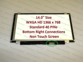 LP140WH2(TL)(S1) 14.0&quot; Wxga Hd Slim Led Lcd Screen LP140WH2-TLS1 - £41.90 GBP