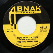 The Five Americans – Western Union / Now That It&#39;s Over - 45 Single 7&quot; AB-118 #2 - £6.71 GBP