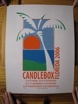 Candlebox Poster Concert Florida 2006 Beach Palm Tree Sand - £70.45 GBP
