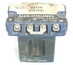 ALLIS-CHALMERS D71221-1 MOTOR CONTROL COIL 110/208-220V, 60-50CY, D712211 - £55.94 GBP