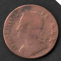 UNITED KINGDOM 1730-54 ? George II Good Copper Smooth Roun Coin 1/2 Penn... - £2.75 GBP