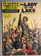 Classics Illustrated #28 The Lady Of The Lake (Hrn 126) Australian Comic Vg+ - £19.73 GBP