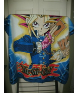 Yugioh Anime Cartoon Fleece Decorative Throw Blanket 44 x 59 in. blue go... - $9.50