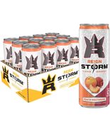 REIGN Storm, Peach Nectarine, Fitness &amp; Wellness Energy Drink, 12 Fl Oz ... - $621.74 MXN