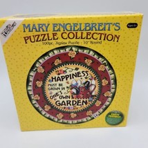 MARY ENGELBREIT PUZZLE 100 PC CHILDRENS CLASSICS Garden Party 2010 Round - $20.00