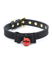 Plesur Cat Bell Bow Tie Collar Black - $245.03 MXN
