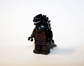 Godzilla Black and Red Monster Horror Minifigure - $5.64