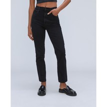 Everlane Womens The Original Cheeky Jeans Stretch Coal Black 26 CROP - $48.19