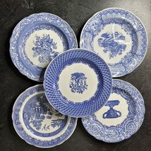 SPODE The Blue Room Collection 10.25&quot; Dinner Plates Set of 5- Mixed Patterns - $79.95