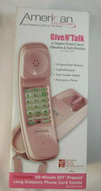 American Telecom GiveN’Talk Corded Telephone Breast Cancer Awareness Pin... - $19.99