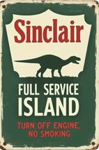 Sinclair  Retro Vintage Gas Gasoline Oil Sign 8x12 inches Station uup - $34.84 CAD