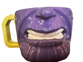 THANOS Marvel Avengers Endgame 3D HalfFace Mug Coffee Cup W/Infinity Stones - £14.85 GBP
