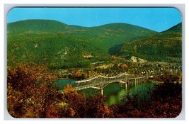 Kootenay Lake Bridge Aerial View Nelson British Columbia UNP Chrome Postcard S8 - £3.91 GBP