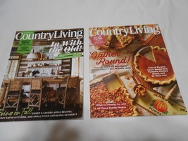 lot of 2 Country Living Magazines September &amp; November 2022 NICE Gather Round  - £6.78 GBP