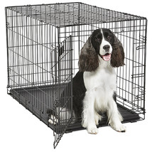 MidWest Contour Wire Dog Crate Single Door Intermediate - 1 count MidWest Contou - £98.46 GBP
