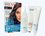 Revlon Total Color 60 Light Natural Brown Clean + Vegan Hair Dye (1 Box) - £19.93 GBP