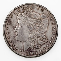 1904-S $1 Silver Morgan Dollar in XF Condition, Nice Detail for Grade - £408.84 GBP