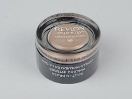 Revlon ColorStay Creme Eye Shadow Creme Brulee #705 Built in Brush Wt .1... - £7.23 GBP