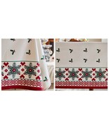 55&quot;x55&quot; Snowflake Pattern Tablecloth for Christmas - $81.99