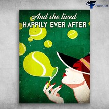 Tennis Girl Tennis Lover And She Lived Happily Ever After - £12.63 GBP
