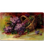 Antique Embossed Happy Birthday Postcard Cottagecore Flowers, Victorian ... - $10.70