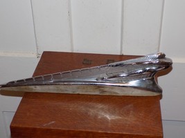 Vintage Nude Winged Goddess Heavy Metal Hood Ornament - $5,490.95 MXN