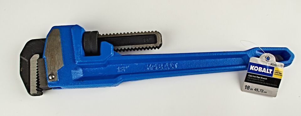 *Kobalt 18&quot; Cast Iron Pipe Wrench Heavy Duty #464645 - $18.13