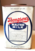 Vintage Thompson&quot;s Malted Milk Can 25 pounds - £74.73 GBP