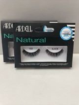Lot of 2-Ardell Fashion Lashes Glamour #103 Black-New! - $7.61