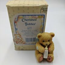 VTG Enesco Cherished Teddies Figurine Bobbie Baby Bear 624896 Friendship... - $13.91 CAD